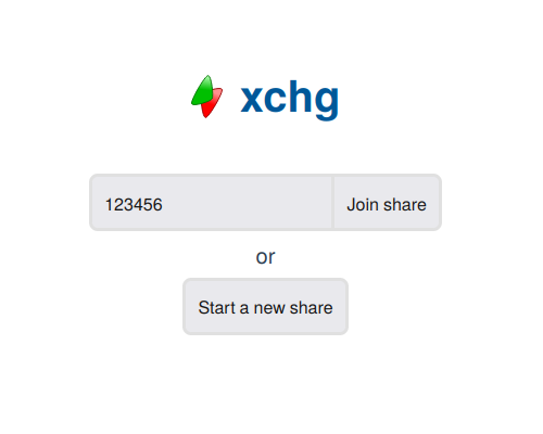 "xchg home page"